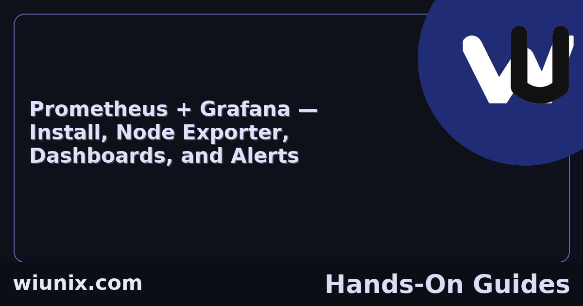 Read more about the article Prometheus Grafana Monitoring Stack: 7-Step Proven Guide (Easy)